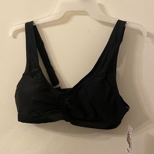 NWT Black Bikini Top Time and Tru size small